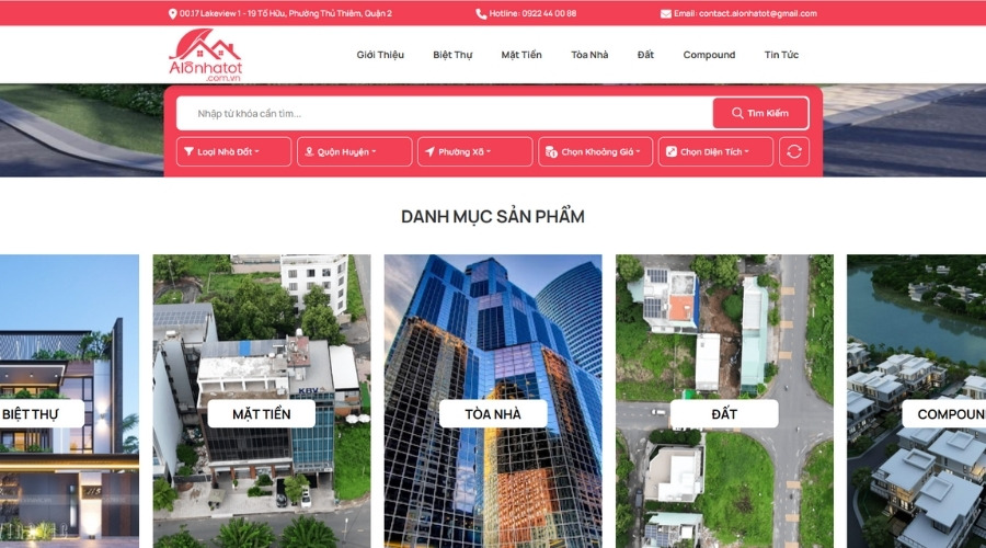 Các dự án bất động sản nổi bật tại Alo Nhà Tốt, vị trí đắc địa TP.HCM