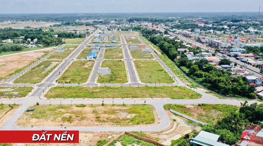 Đất nền là các lô đất nguyên trạng