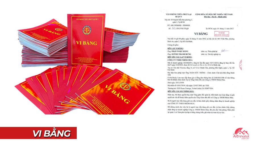 Vi bằng nhà đất