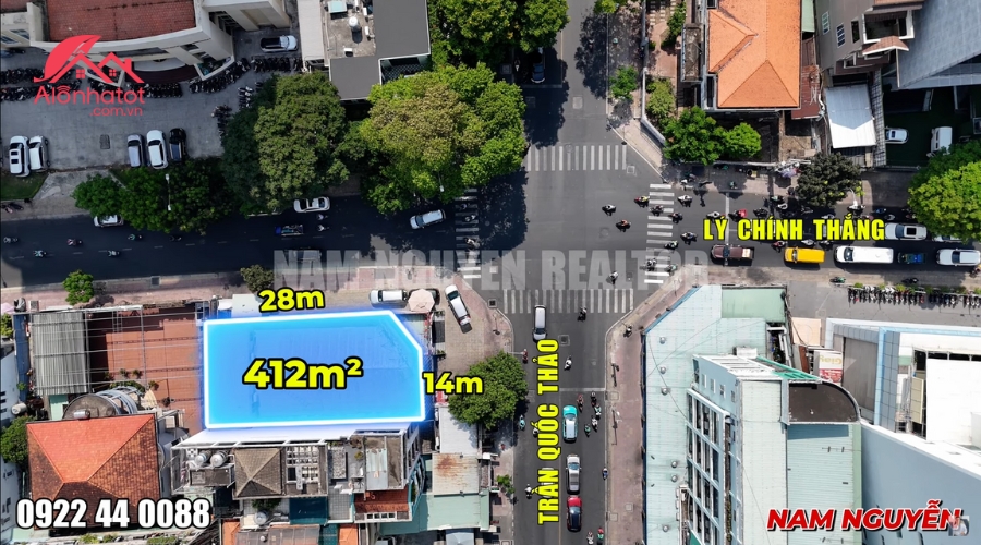 Khu vực đường Trần Quốc Thảo sầm uất, kết nối dễ dàng đến Quận 1 và Phú Nhuận.