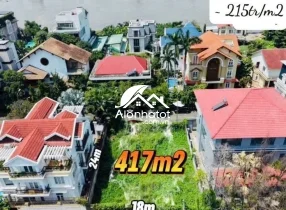 Bán Đất 2 Mặt Tiền Khu Eden 117 Nguyễn Văn Hưởng Thảo Điền Quận 2 | 417m² (18x24m) | 92 Tỷ