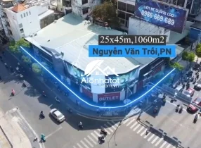 Bán Đất Góc 2MT 30 Nguyễn Văn Trỗi Phú Nhuận, 1060m², Xây 2 Hầm 15 Tầng