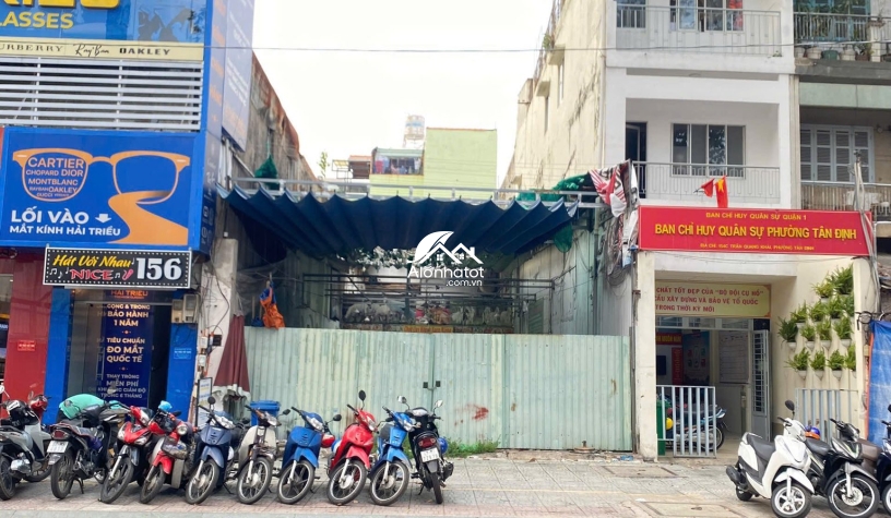 Bán Đất MT 156 Trần Quang Khải Q1, 277m², Giá 397Tr/m², Xây VP KS