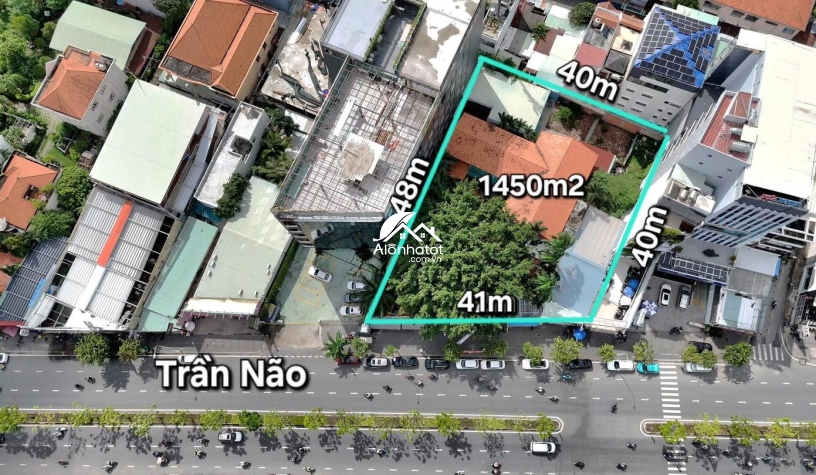 Bán Đất MT 169 Trần Não Q2, 1450m², Mặt Tiền 40.9m, Xây Cao Tầng