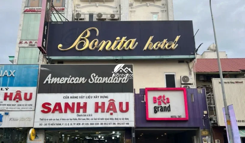 Bán Tòa Nhà 185 Tô Hiến Thành Quận 10, Giá Tốt 130 Tỷ, HĐT 8500 USD