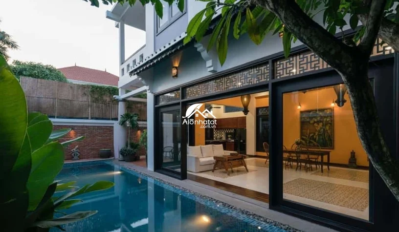 Bán biệt thự Indochine đường số 5 Nguyễn Ư Dĩ đẹp 312m2 có hồ bơi
