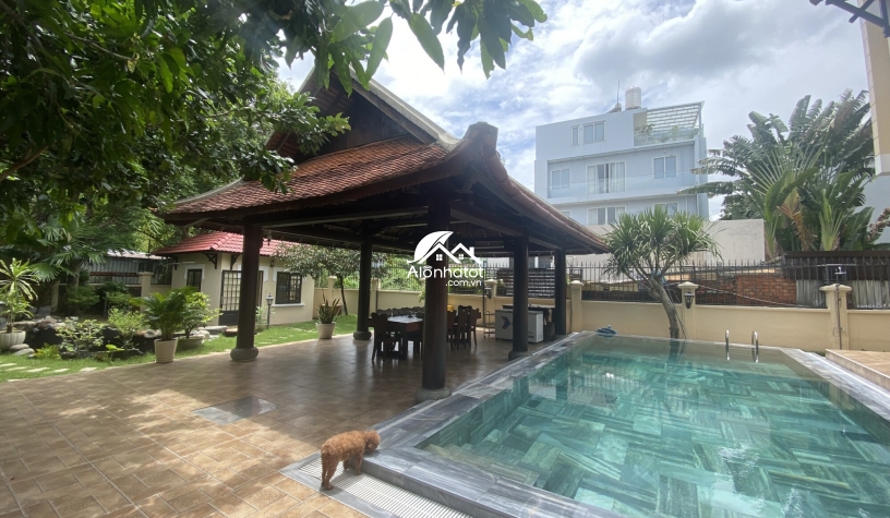 Bán biệt thự khu Kim Sơn Thảo Điền có hồ bơi 800m2 chỉ 110 Tỷ