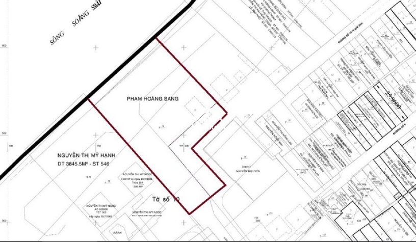 Bán lô đất sông MT đường An Phú Quận 2 diện tích 4000m2 giá 100tr/m2