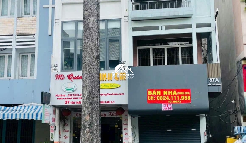 Bán Nhà Mặt Tiền 37-37A Tôn Thất Tùng Quận 1, 82m², 5 Tầng, 48 Tỷ 