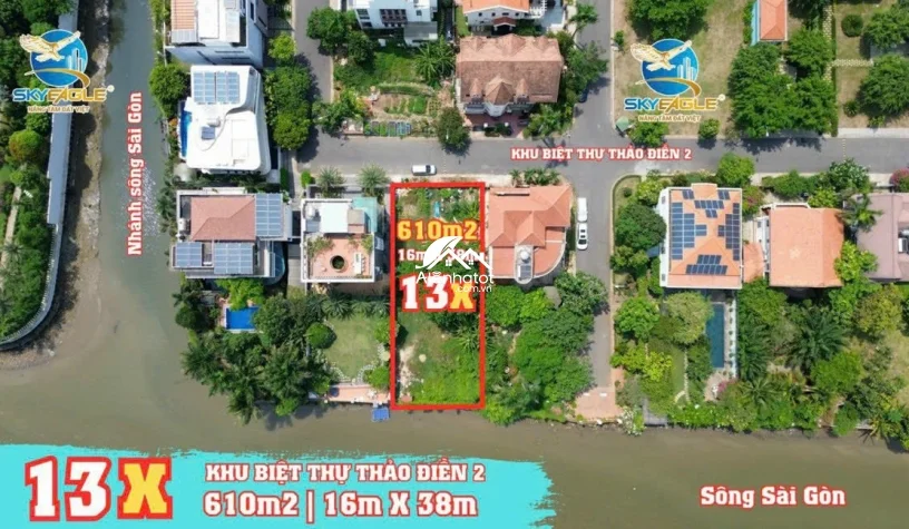 Bán đất mặt sông Thảo Điền khu Compound VIP giá 175tr/m2