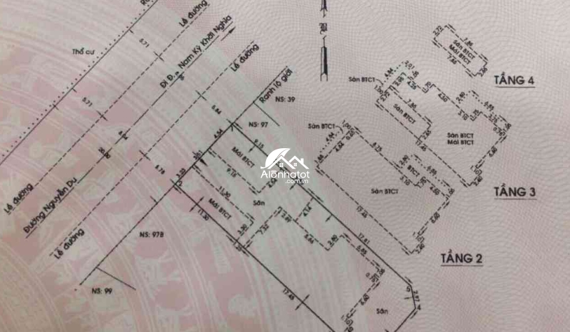 Bán Nhà Mặt Tiền 97a Nguyễn Du phường Bến Thành Quận 1 Siêu Vị trí 400M2
