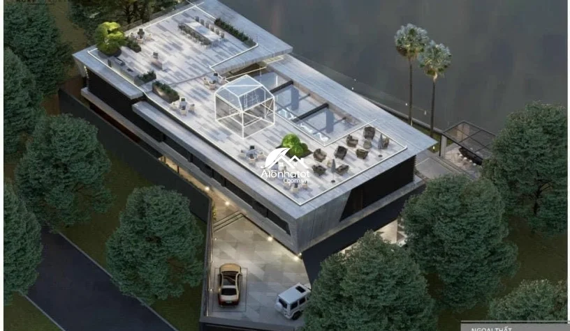 Bán biệt thự 189 Nguyễn Văn Hưởng 1000m2 mặt sông 50 mét nhà mới