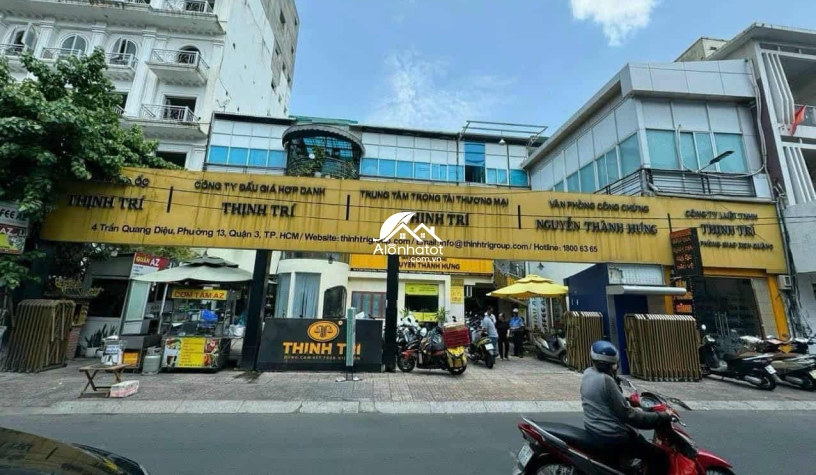 Bán nhà 4 Trần Quang Diệu Quận 3 DT 21x20 (400m2) được xây cao tầng