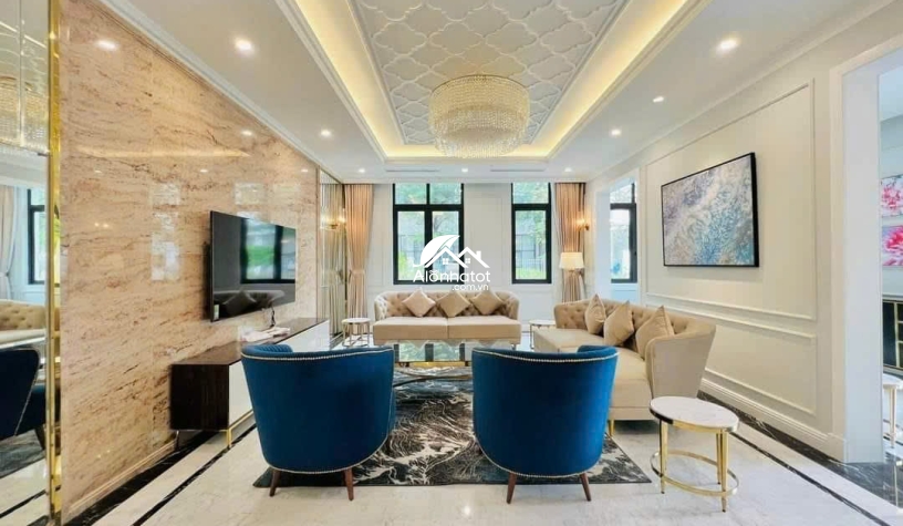 Bán biệt thự góc 2 mặt tiền sông Vinhomes Bason - Vic 60