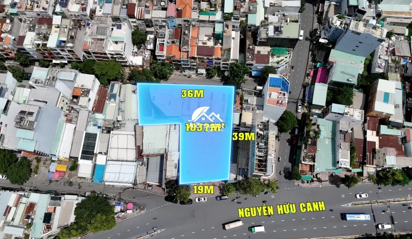 Bán Đất 2MT 129 Nguyễn Hữu Cảnh Bình Thạnh, 1037m² Đối Diện Landmark 81
