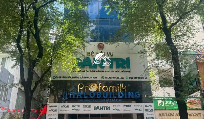 Bán Tòa Nhà 51-51B-53 Võ Văn Tần Quận 3 9 Tầng HĐT 500 Triệu Tháng Giá 280 Tỷ 